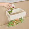 Hanging Suction Cup Trash Bag Holder Space Saving Garbage Bag Hanging Rack  Cabinet