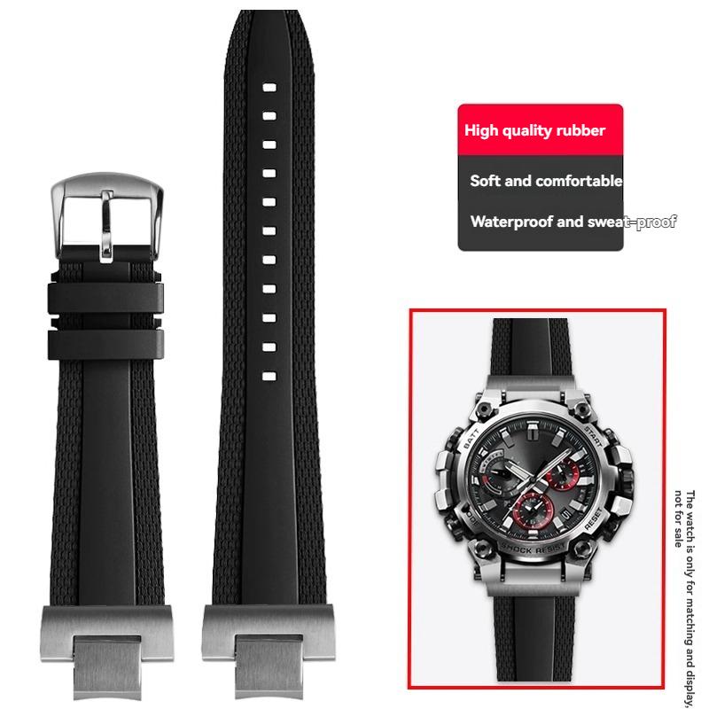 for Casio G-SHOCK series 5672 MTG-B3000 modified trendy quick release fluororubber watch strap accessories