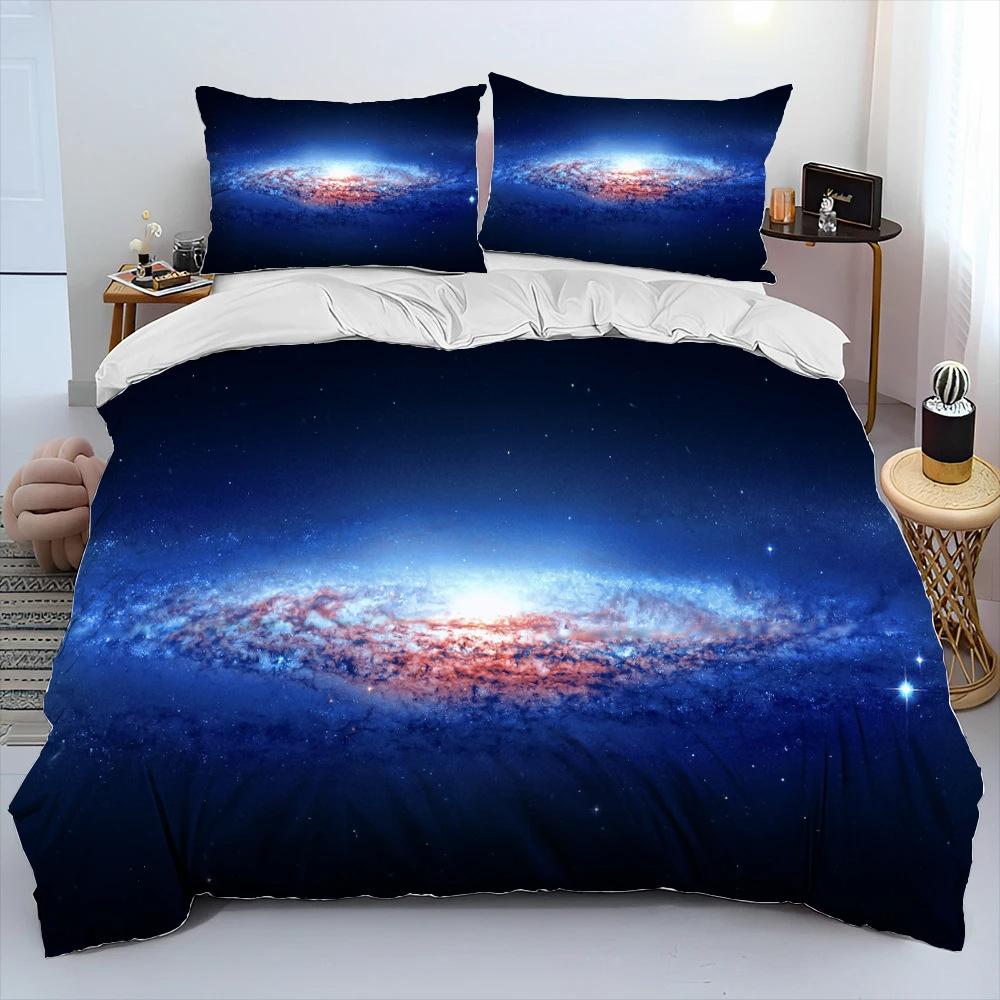 Digital Printing Three-Piece Universe Printing Bedding Home Textile Bedding