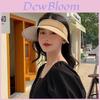 Summer Unisex Straw Sun Hat With Uv Protection For Outdoors