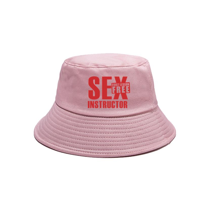 Funny Sex Instructor Bucket Hats Fashion Cool Unisex Caps Outdoor Summer FisherUnisex Hats Bob Hat MZ-303