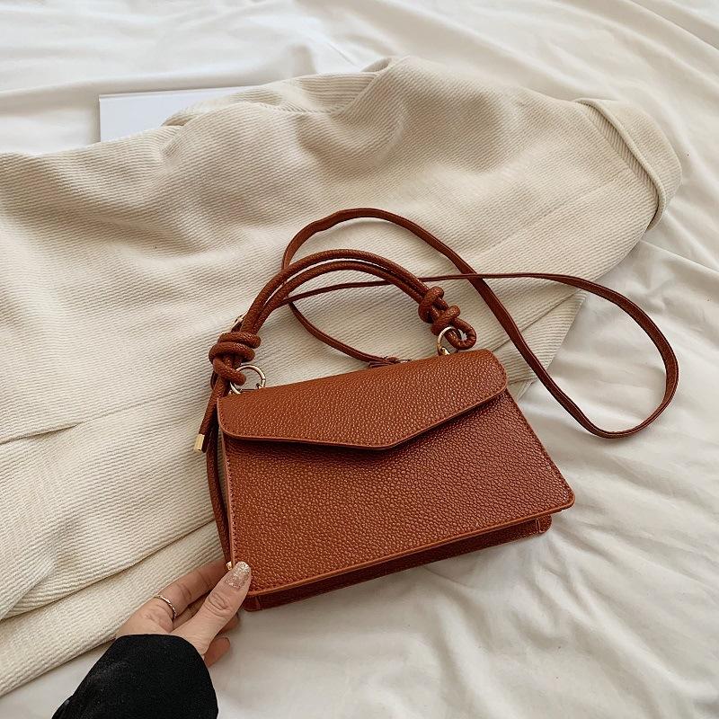 Bag Women'S Foreign Versatile Crossbody Bag Women'S Fashion Textured Shoulder Handbag