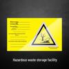 WEZHO Flammable Hazardous Waste Storage Management Sign CN Plug (adapter Included)