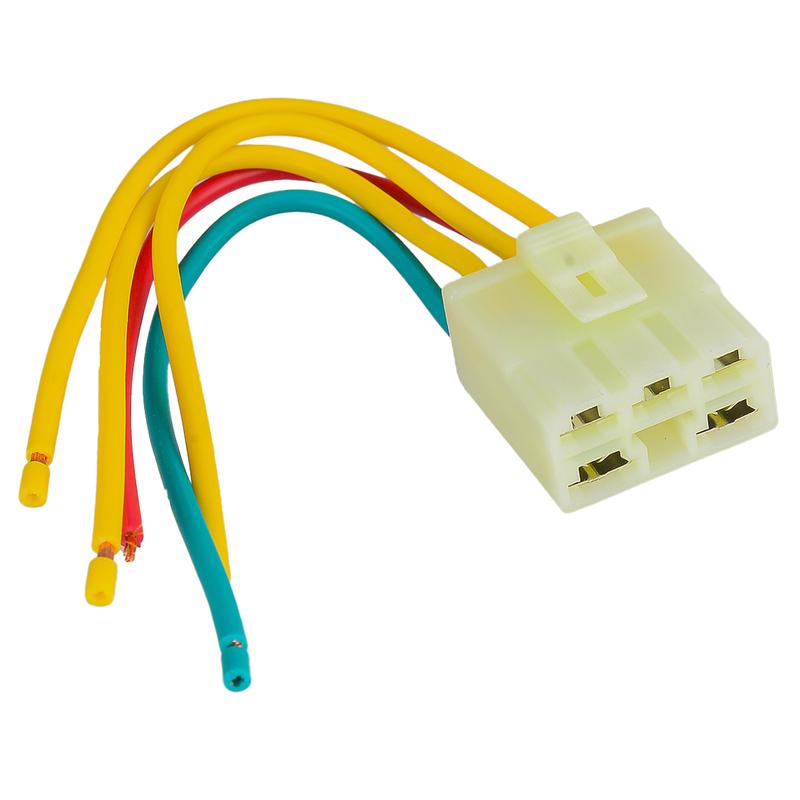 

Motorcycle Voltage Regulator Rectifier Male Plug Connector Wire Harness 5 Pin Fit for Honda CBR600 F3 F4 CBR600RR