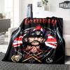 Manta con temática de Lemmy de Motörhead, Manta Cálida y Acogedora para Sofá, Sillón, Cama, Decoración del Hogar