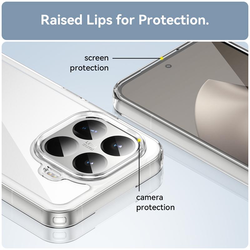 Per Xiaomi 17T Pro Custodia Trasparente Lusso Silicone PC Protettore TPU Cover Antiurto Xiaomi 17T Pro Custodia Xiaomi 17T Pro Custodia