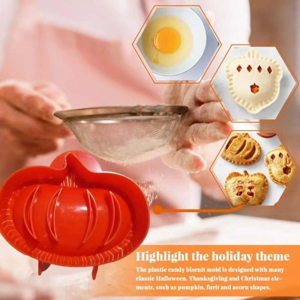 Portable Holiday Mini Pie Mold Multifunctional Pumpkin Cookie Tool Hand Pie Press Mold Maker Hand Pie Molds