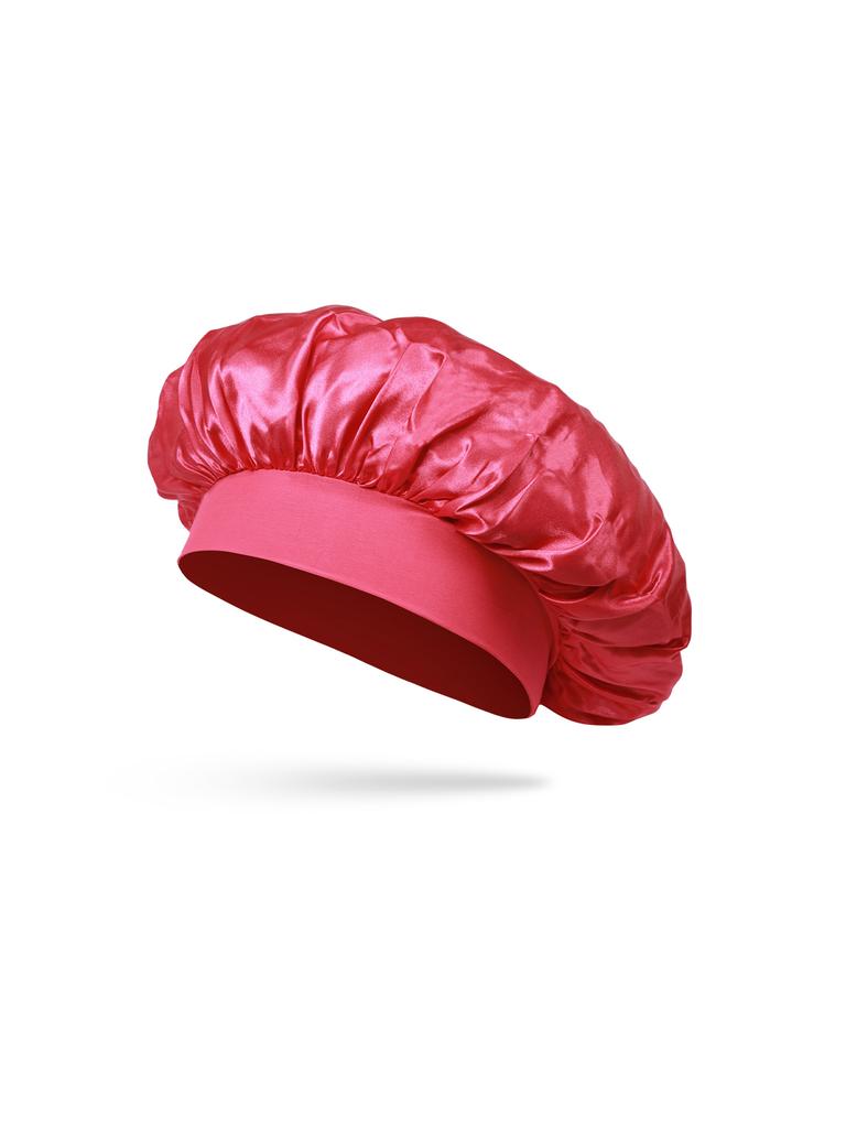 Satin Bonnet Silk Hair Bonnet For Sleeping, Sleep Bonnets For Women Large Wide Soft Band Sleep Cap For Curly Hair Braids
