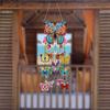 DIY Rhinestone Painting Wind Chime Kit Handmade Hanging Ornament Dreamcatcher 3D Decorative Wall Art for Home