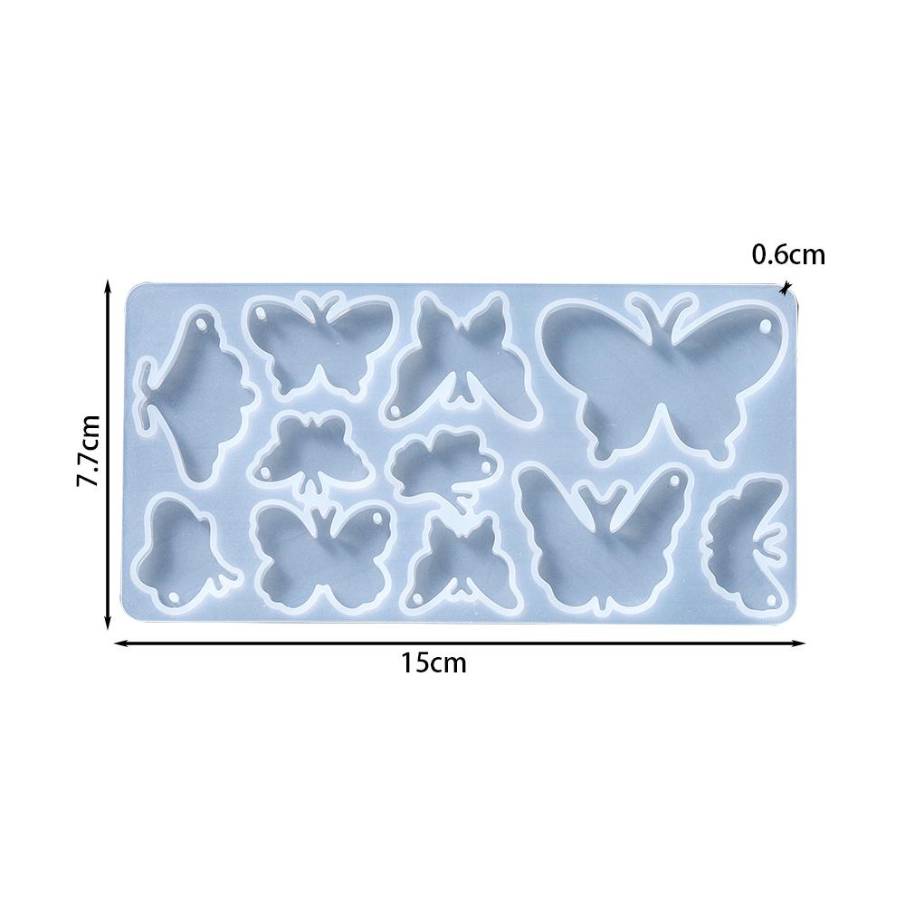Butterfly Earrings Pendant Silicone Mold Leaf Epoxy Resin Casting Mould for DIY Epoxy Resin Pendant Chrams Jewelry Crafts