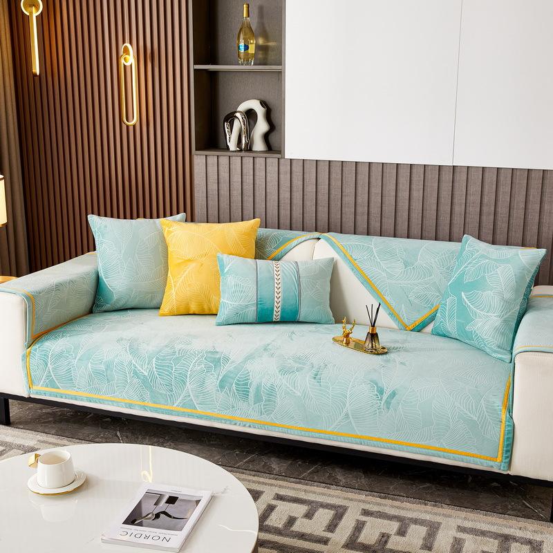 Sofa Cushion Four Seasons Universal Light Luxury Backrest Towel Modern Seat Cushion High-End Autumn And Winter New Sofa Cover Cover Cloth Cushion