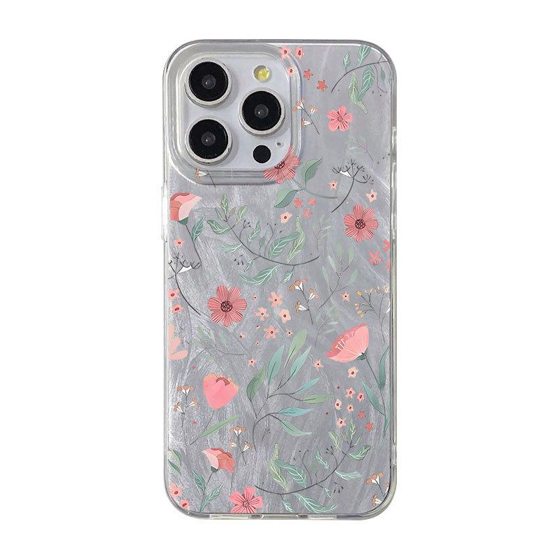 Premium Feather Flower for iPhone11/12/13/14/15/16promax Apple 17Pro Phone Case