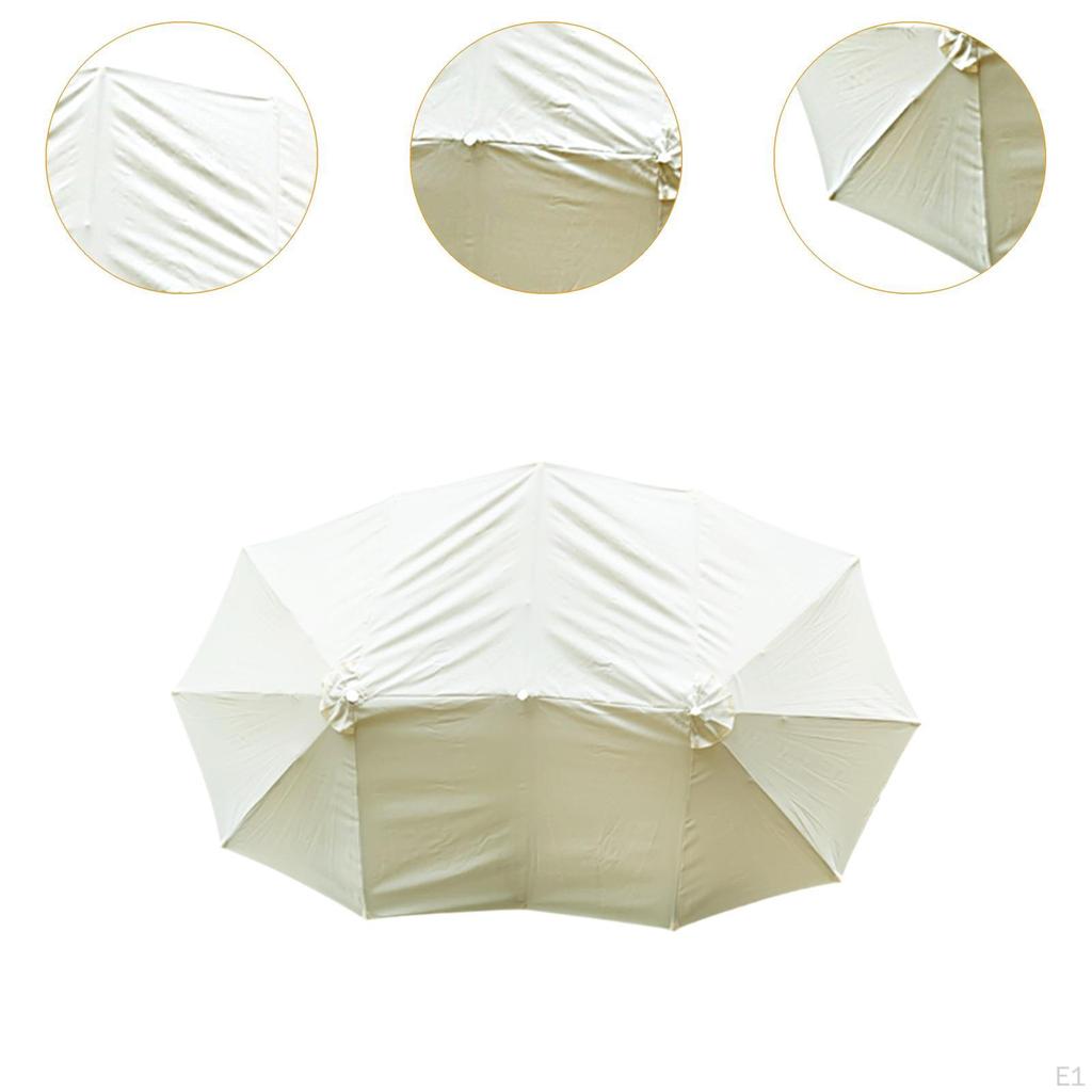 Triple-Headed Umbrella Canopy, Weather-Resistant