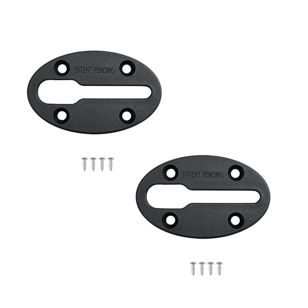 2set Kayak Slide Track Rails Bracket Kayak Accessories Mount Track Fishing Rod Holder Mounting Base Rack Easy To Use