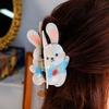 1pc New cute sports bunny hair clip, back of the head, dished hair, ponytail clip, shark clip, grabbing clip