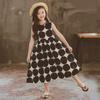 Long Sleeveless Summer Dress with Oversized Polka Maxi Simple Hawaiian Perfect for and Size 130 Biei-ya Kids' Dots, Style, Style, Casual, Resorts,