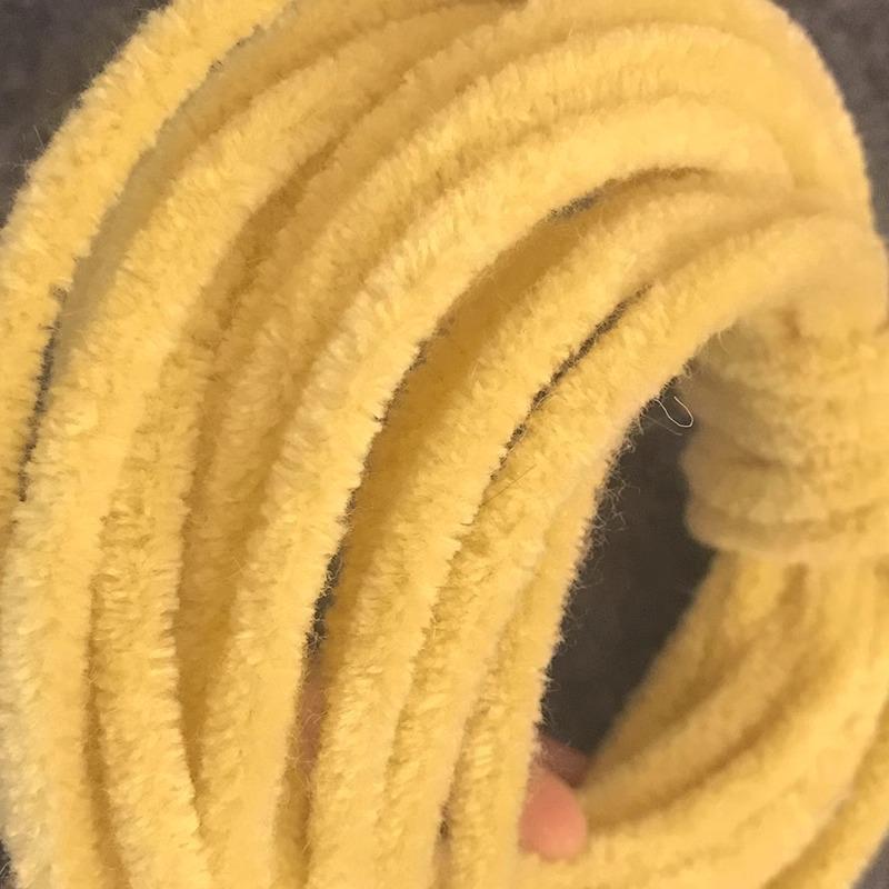 Chibi Maruko-chan Colorful 6mm Wool Chenille Stems for DIY Dragon Doll & Bouquet Crafting