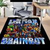 Italian Brainrot Adventure Carpet For Playroom Bedroom Living Room Sofa Home Decorkids Game Area Rug Nonslip Floor Mat