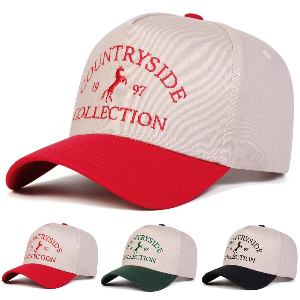 Baseball Stitching 1997Embroidered Collection Countryside Neutral Gender Women Men For Caps Spring Autumn Outdoor Adjustable Casual Hats Dad Hat