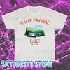 New Camp Crystal Lake Jason Friday The 13th Men's White Funny Size S To 5XL