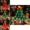 Mini Wooden Christmas Tree Festive Tabletop Decor For Holiday Home Decoration