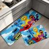 Sesame Street4 Flannel Kitchen Mat Christmas Soft Area Rug Non Slip Floor Carpet Home Decoration