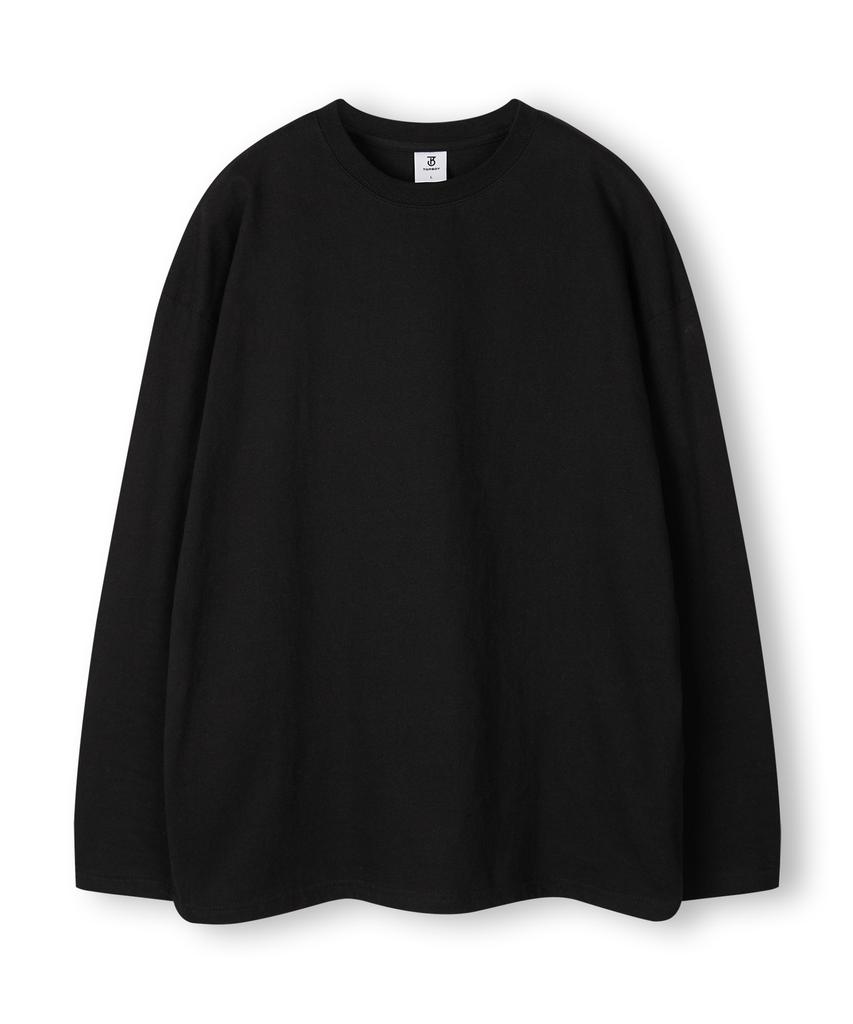TOPBOY [2Pack] Crew Neck Oversized Long Sleeve T-Shirt 2 Colors