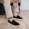 Men's shoes summer new casual single shoes cover feet soft sole light men's lazy one pedal casual men's board shoes
