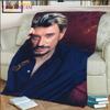 Johnny Hallyday Warm Plush Flannel Blanket Throw Blanket for Living Room Bedroom Bed Sofa Picnic