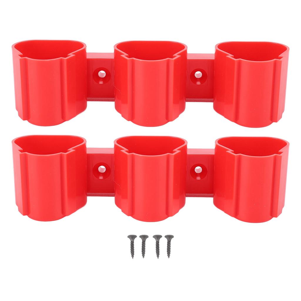 Battery Holders for Milwaukee M12 Battery Tool Storage Holders with Battery Slots Wall Mount 12V Battery Storage Racks