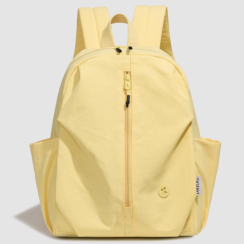 Schoolbag New Versatile Lightweight Nylon Backpack Female Large Capacity Student School Bag Ladies Commuter Backpack