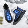 Herren Schneestiefel Winter Warm Arbeits-Wüstenstiefel mit Fell High Top Outdoor Wanderschuhe Übergröße Wasserdicht