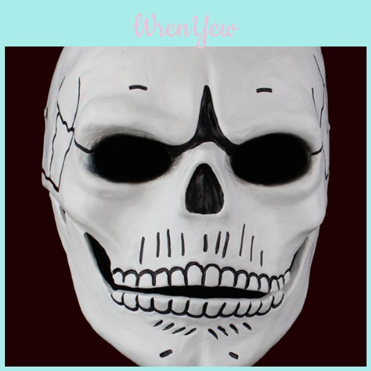 James Bond 007 Ghost Party Mask Halloween Skull Face Mask For Costume Parties