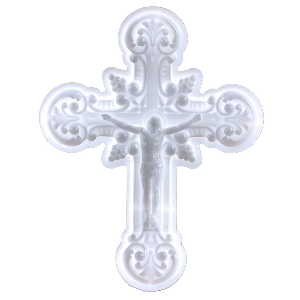 Cross Shaped DIY Silicone Hand-making Crafts Moulds for Bedroom Wall Decorations