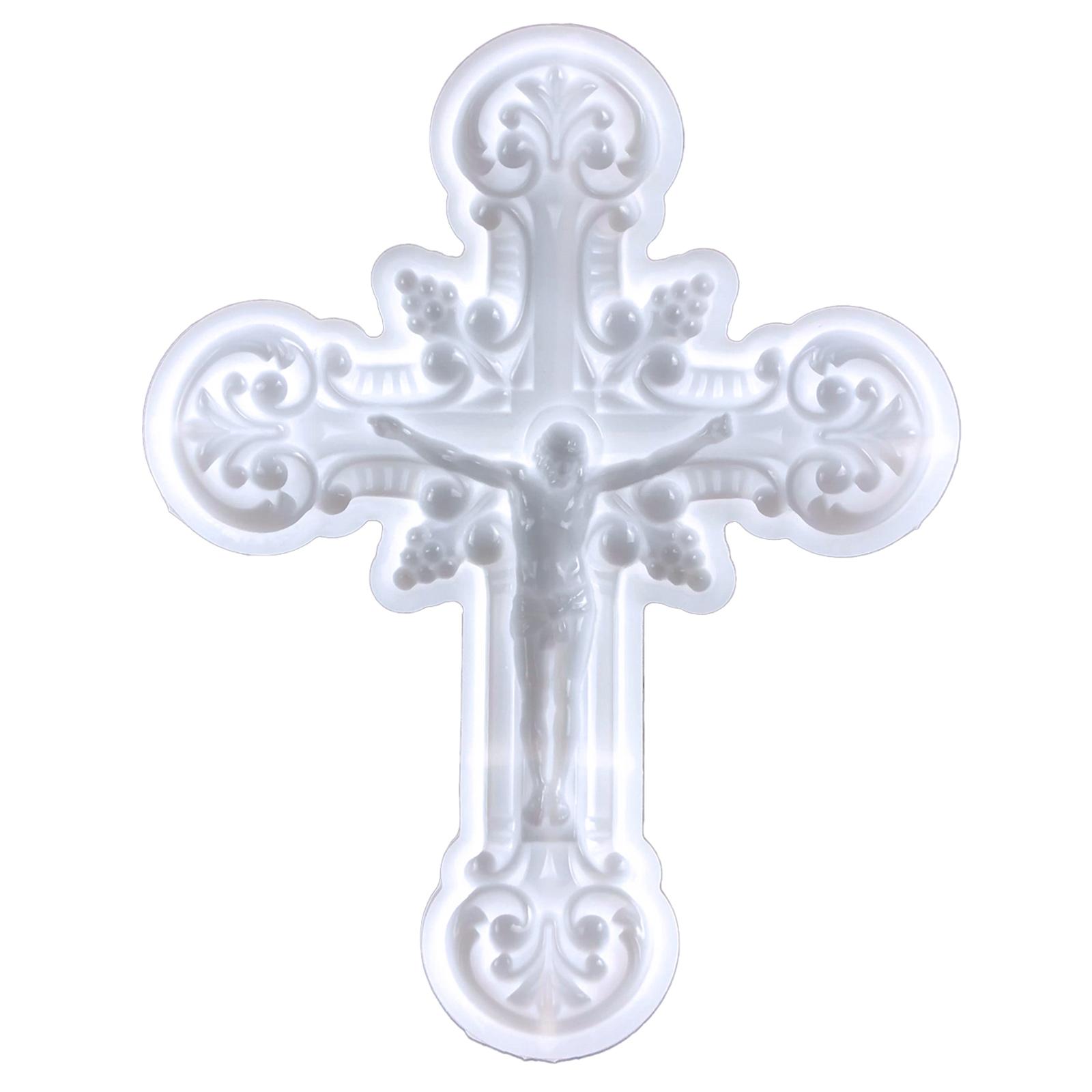 

Silicone DIY Ornaments Moulds Craft Making Molds Resin Moulds Cross Shaped Silicone Material DIY Hand-Making Accessories 1 чистый