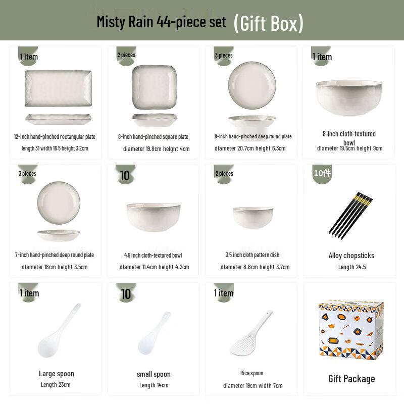 Underglaze Ceramic Dinnerware Set