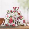10Pcs/lot (10x14cm/13x18cm) Linen Printed Cotton Gift Bags Cute Creative Pattern Wedding Party Jewelry Gift Storage Bag Reusable