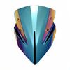 Motorcycle Windshield Air Deflector Front Windshield Flow Guide Plate Double Bubble for Kawasaki Z 400 Z400 -