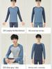 Teen Boys' Warm Cotton Wool Underwear Set - Autumn/Winter Base Layer Top & Trousers