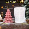 Santa Claus Candles Lying on the Christmas Tree Silicone Mold Christmas Gift Box Christmas Tree Climbing Santa Claus Resin Molds