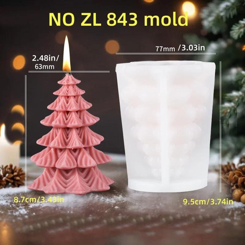 Santa Claus Candles Lying on the Christmas Tree Silicone Mold Christmas Gift Box Christmas Tree Climbing Santa Claus Resin Molds