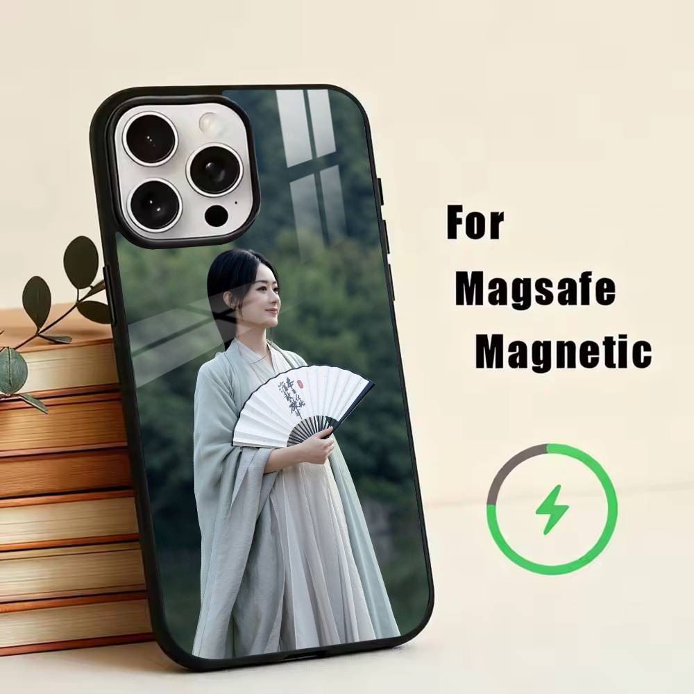 

Z-Zhao Liying Phone Case For iPhone17,16,15,14,13,12,11 Plus,Pro Magnetic with Magsafe Wireless Charging iPhone15