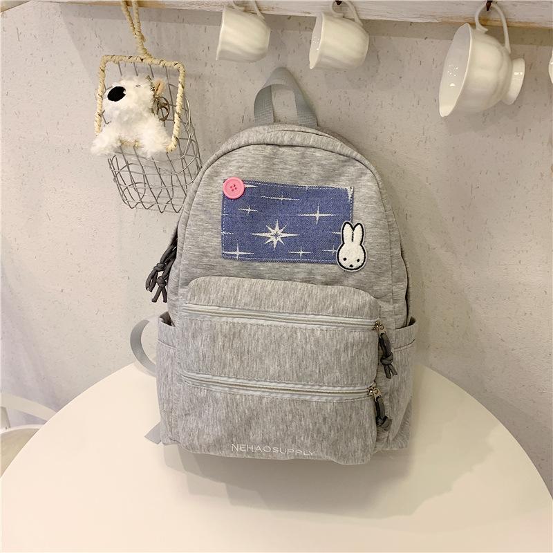 Schoolbag Large Capacity Student School Bag Vintage Plaid Student School Bag Leisure Travel Backpack Ultra Light Convenient Commuter Backpack