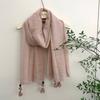 Korean Version Of Intellectual Style Linen Cotton And Linen Thin Scarf Fashionable Women'S Travel Shawl Versatile Foreign Style Silk Scarf