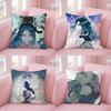 The Legend Of Luoxiaohei Case Plush Fabric Soft Pillowcase Double Sided Print Cushion Cover Household Gifts