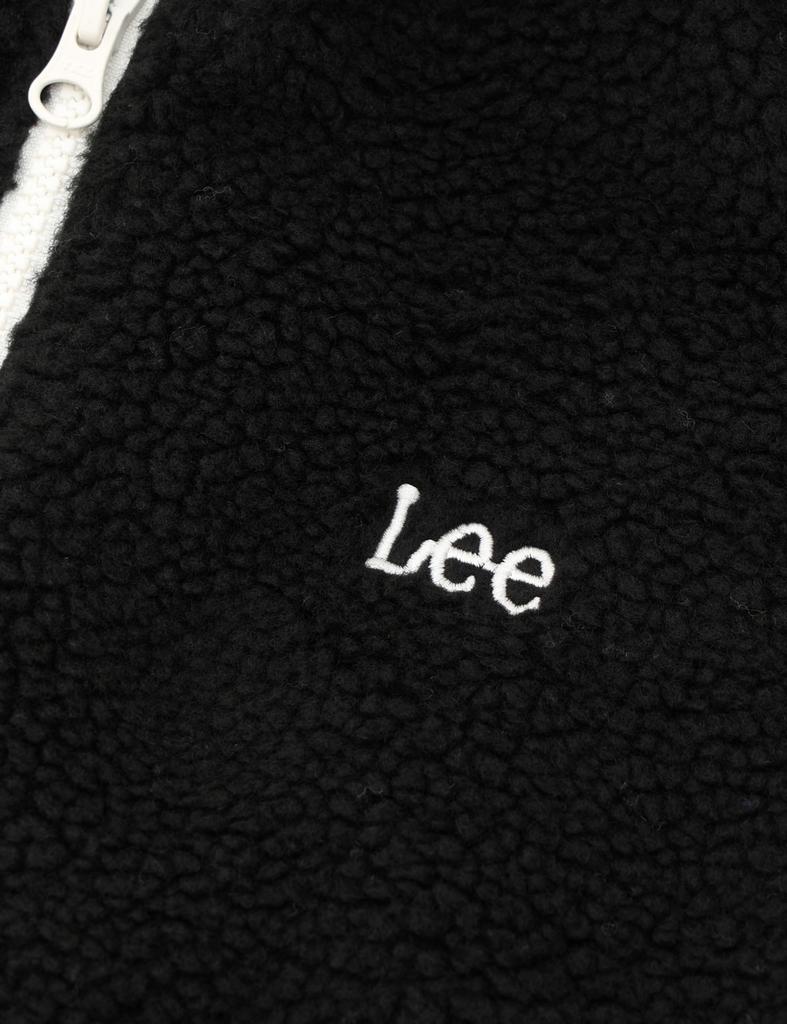 Lee Black Big Back Logo Boa Zip Hoodie Kids' (Sizes 100-150cm)