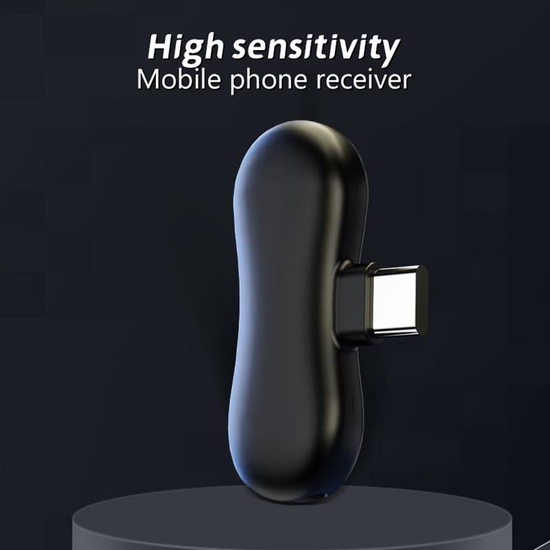 Wireless Lavalier Microphone For Live Streaming/Youtube/Facebook Live Plug And Play Portable Wireless Noise Canceling Microphone