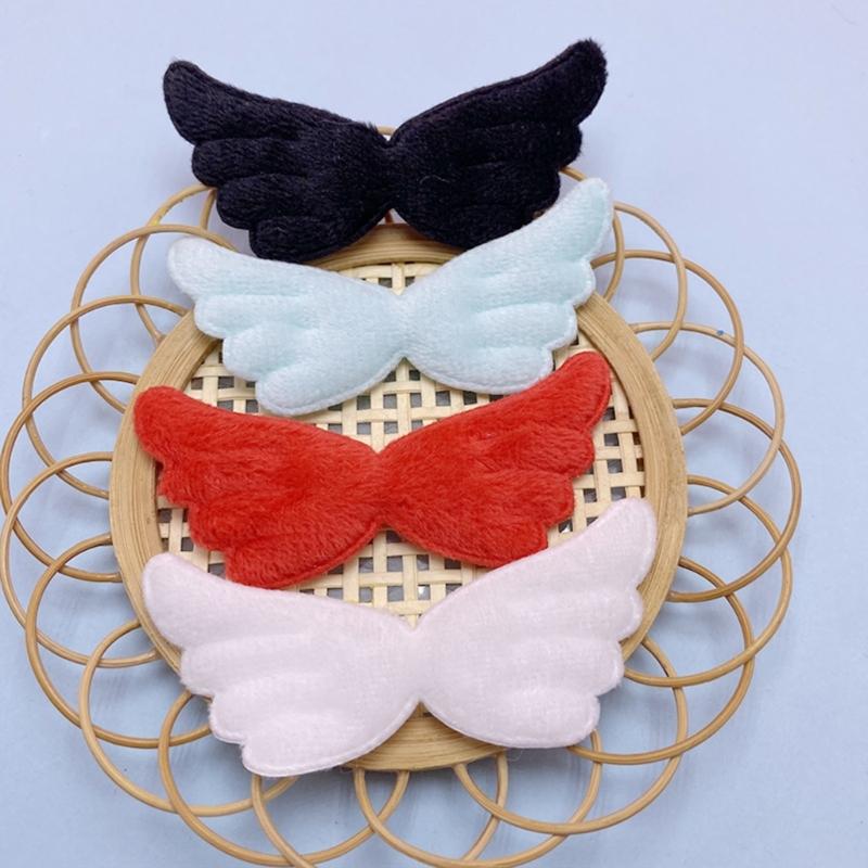 Handmade Craft Project Kits Crafting Headband Angel Wing Applique Shoes Patches Sewing Headband Accessories