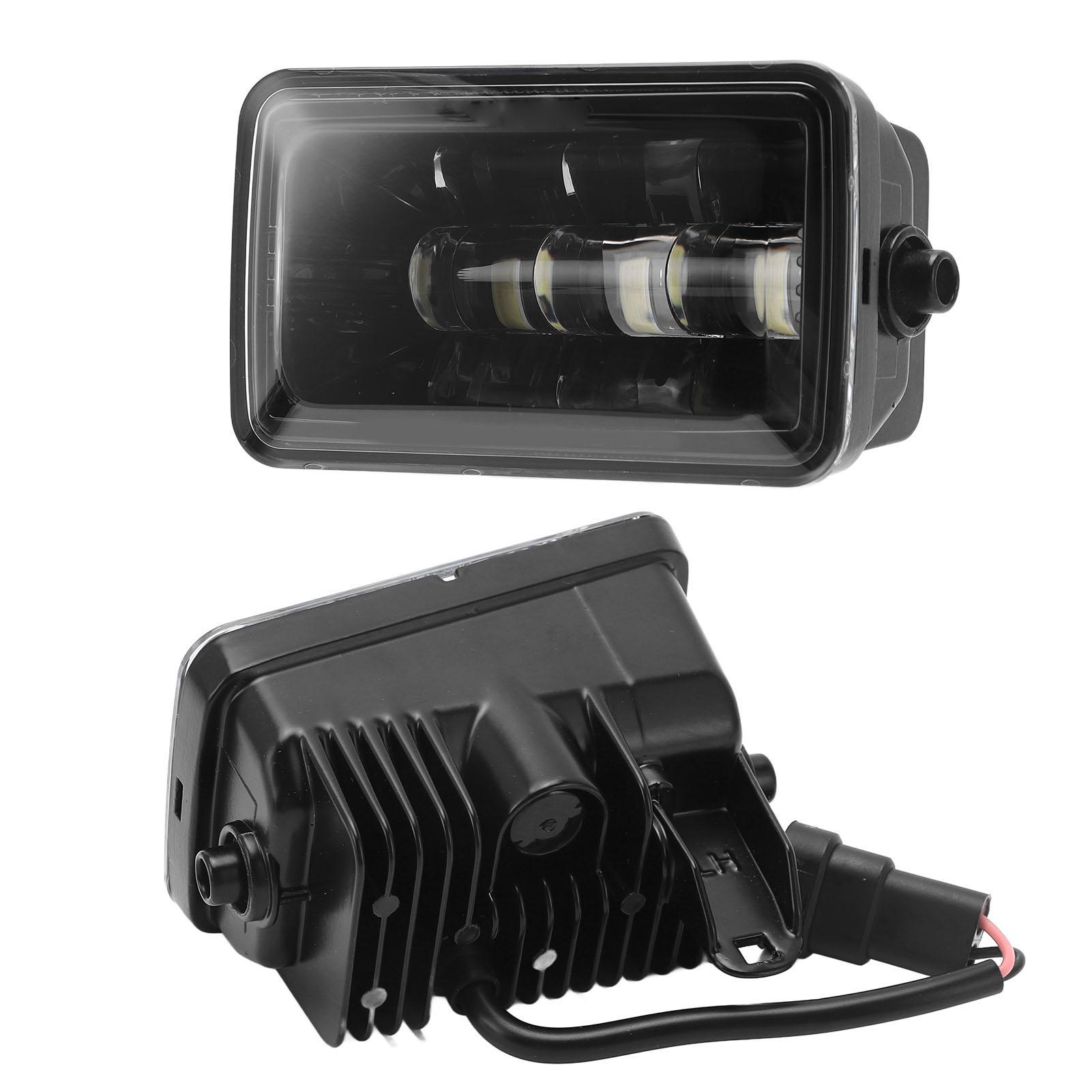 

LED Fog Lights DC 12V Front Rectangle Bumper Driving Lamp Assembly IP65 Waterproof Replacement for Ford Super Duty