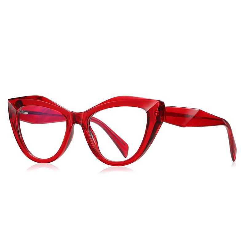 

Anti Blue Rays Lightweight TR90 TR90 Cat Eye Nearsighted Eyeglasses For Ladies Big Spectacle Frame Frame Student Optical Spectacles Female 0